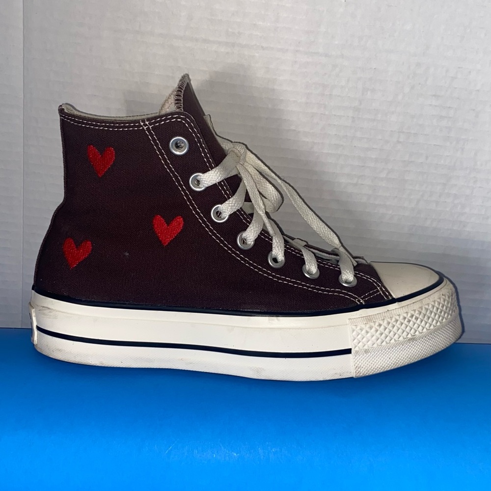 Converse High-Top Sneakers with White Interior